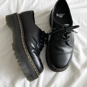 DR. MARTEN 1461 SMOOTH LEATHER PLATFORM SHOES